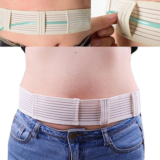 Dialysis Conduit Protection Belt Adjustable Breathable Abdominal Belt Peritoneal Therapy Back Support Protection Belt Therapy