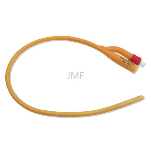 12 Pcs  Latex Disposable Urine Catheter Medical Urethral Catheters Sterilization Double Way Pee Through Catheter