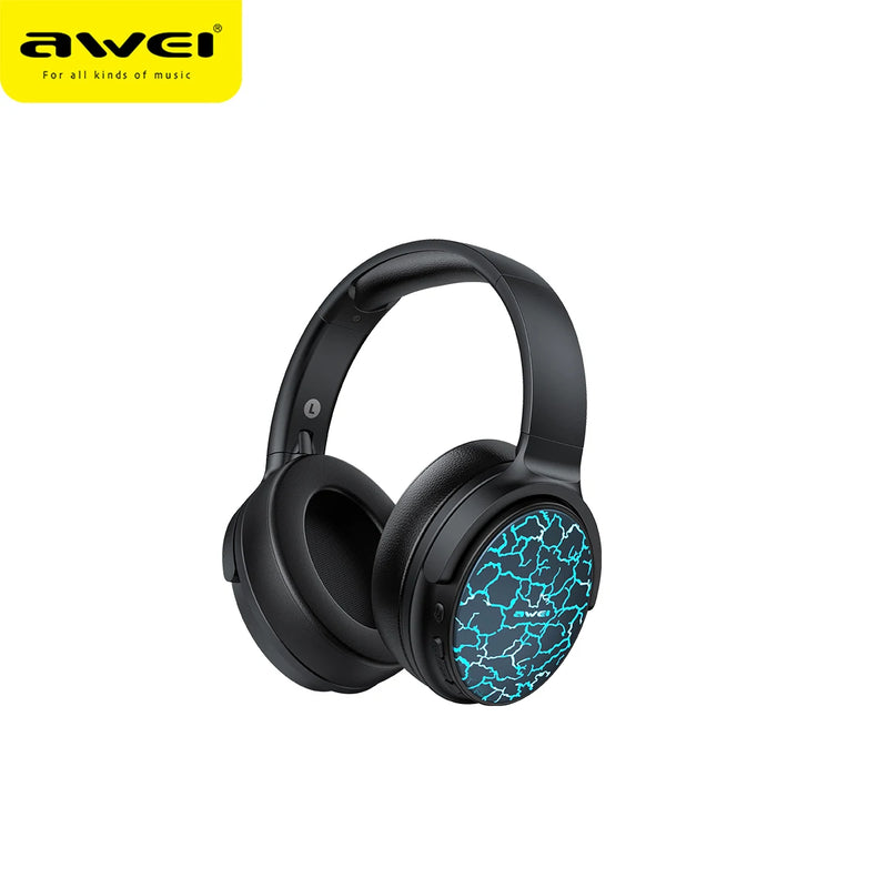 Awei A780 Pro Wireless Bluetooth Earphones V5.3 For Bass Stereo Sound Headphones Long Battery Time Gaming Headset Gamer with Mic