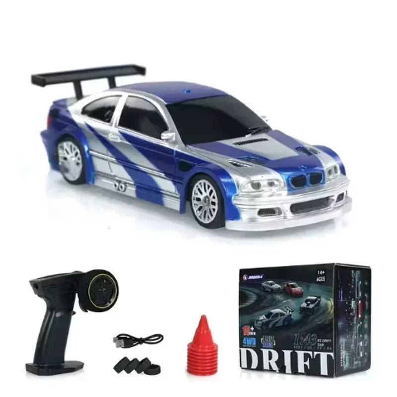 1/43 RC Cars High Speed Mini Mosquito Car 4WD Drift Car Model RTR Radio Electric Toy Rc Cars for Adults