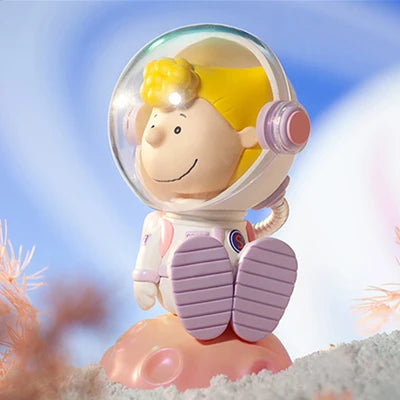 POP MART Snoopy Space Series Blind Random Box Toys Kawaii Anime Action Figure Caixa Caja Surprise Mystery Box Dolls Girls Gift