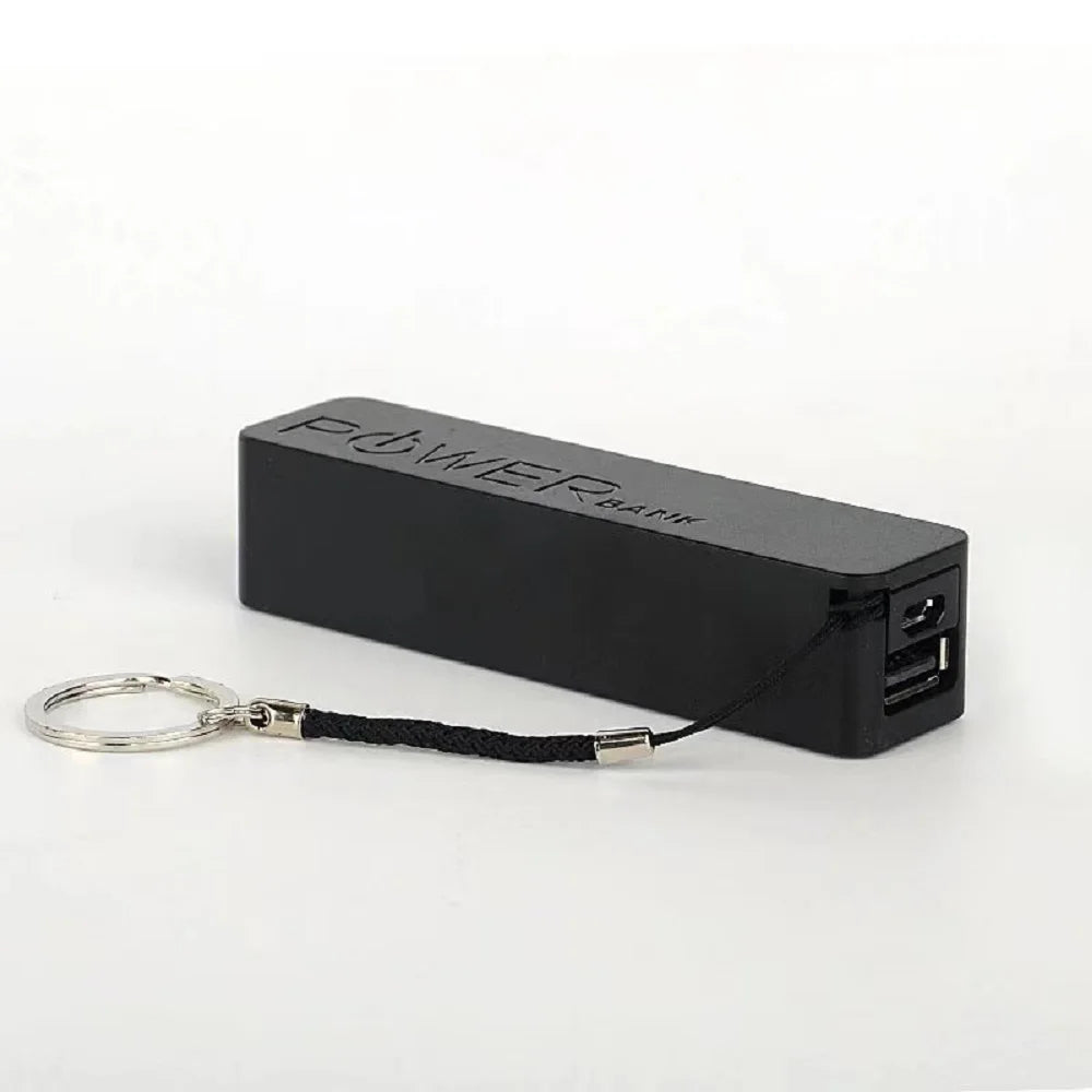 18650 Battery Power Bank Case 1Cell No Welding No Battery 5V1A USB Charging DIY Portable Recycling Durable Mini Black Kit