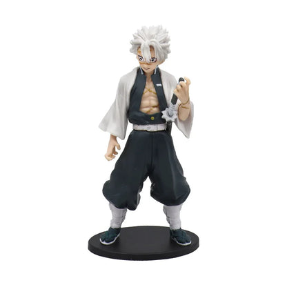 Demon Slayer Action Figure Anime Same Style Doll Toy Kamado Tanjiro Nezuko Zenitsu Collection Model PVC Material Birthday Gifts