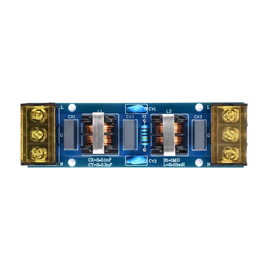 6A/25A Power Filter Board EMI High Frequency Two-Stage Power Supply Low Pass Filter Module Power Management EMI Filter