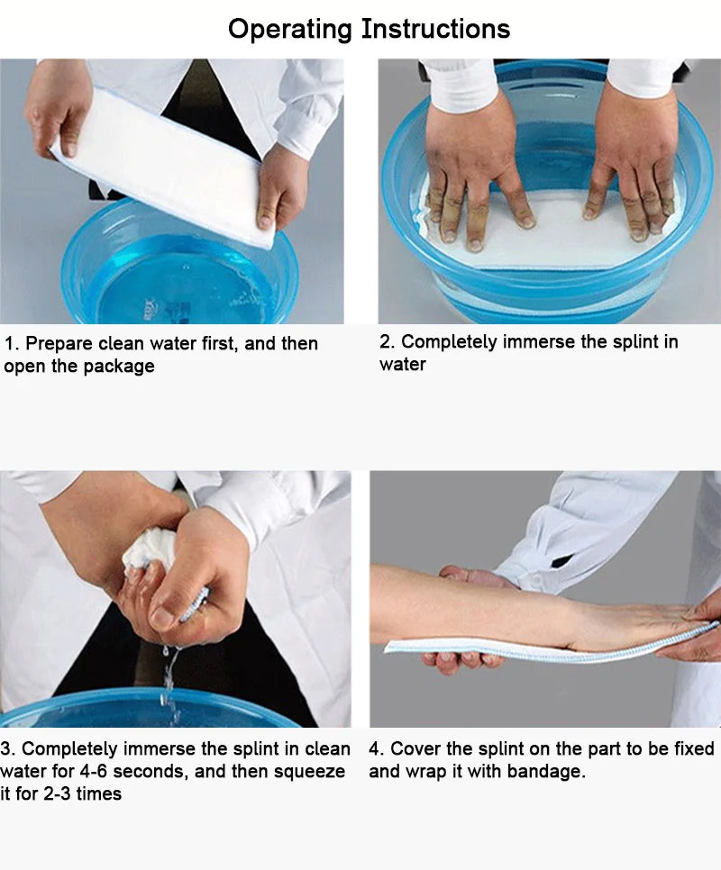 Orthopedic Polymer Splint Rapid Shaping Fracture Fixation Instead Plaster Splint First Aid Medical Accessories Light Breathable