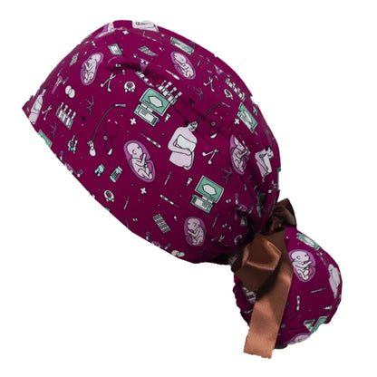 Operation Headgear Hat Nurse Cap Bandanna Printed Butterfly Hat Soft Breathable Surgical Cap Headwear Hospital Accessories