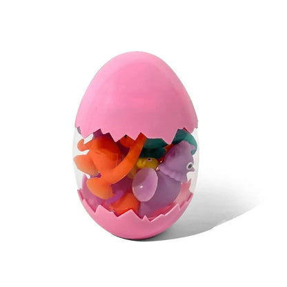 Soft Silicone Building Blocks Toy Animal Shape Suction Toy for Kids Stress Release Parent-Child Interactive Game Sucker Bath Toy