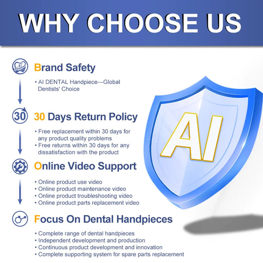 AI-Endo 16:1 Wireless Dental LED Endo Motor Apex Locator Root Canal Therapy Fit Niti Files Endodontics Instruments Basic Version