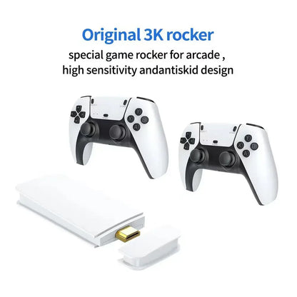 M15 Retro Game 64G 20000+ Games Retro Handheld Video Game Console Wireless Game Stick 4K Gamepads 20+ Simulators