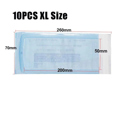 200/20/10PCS Disposable Self-sealing Sterilization Pouches Bags 7 Sizes Medical-grade Bag Disposable Nail Art Tattoo Accessories