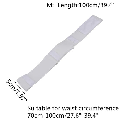 Peritoneal Dialysis Waist Belt Catheter Protector Adjustable Abdominal Belt Catheter Fixation Device Back Support Protector