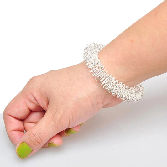 2PCS Anxiety Bracelets Acupressure Ring Occupational Therapy Autism Relaxing Toys Juguetes Sensoriales Para Autistas