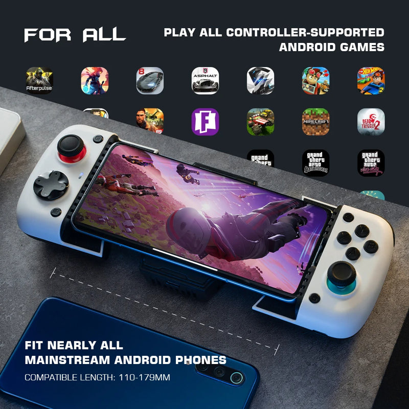 GameSir X3 Type-C Gamepad PUBG Mobile Controller with Cooling Fan for Android Cloud Xbox Game Pass STADIA PlayStation Now xCloud