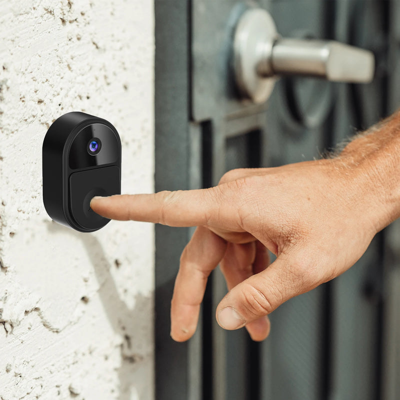 720P Tuya APP WiFi Doorbell Low Consumption Battery Power Visual Door Peephole Video Eye Night PIR Home Security Doorviewer