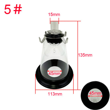 Enlarge animal surgical mask Pet Anesthesia Mask Dogs Cats Transparency Manual Resuscitator Veterinary Anesthesia Oxygen Mask