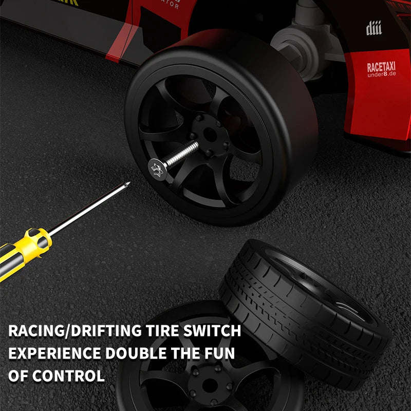 JJRC Q165 2.4G Drift Rc Car 4WD Drift Car 1:18 Toy Remote Control GTR Car RC Racing Car Toy for Children Christmas Gifts ﻿