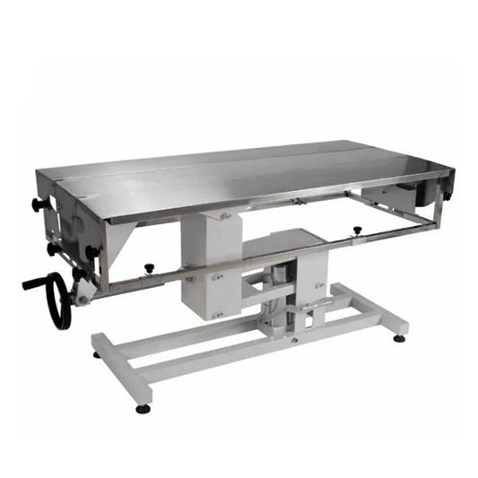 Veterinary Hospital manual hydraulic vet surgical operating table Multi-functional surgery vet bed veterinary examination table