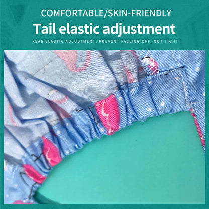 Personalized Printing Doctor Surgical Cap Long Hair Classic Nurse Toe Hat for Men Women Sweat-absorbent Towel Cotton Scrub Cap