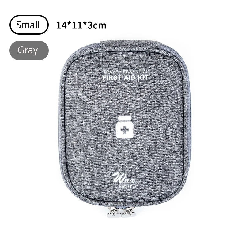 Mini Portable Medicine Storage Bag Empty Travel First Aid Kit Medicine Bags Organizer Outdoor Emergency Survival Bag Pill Case