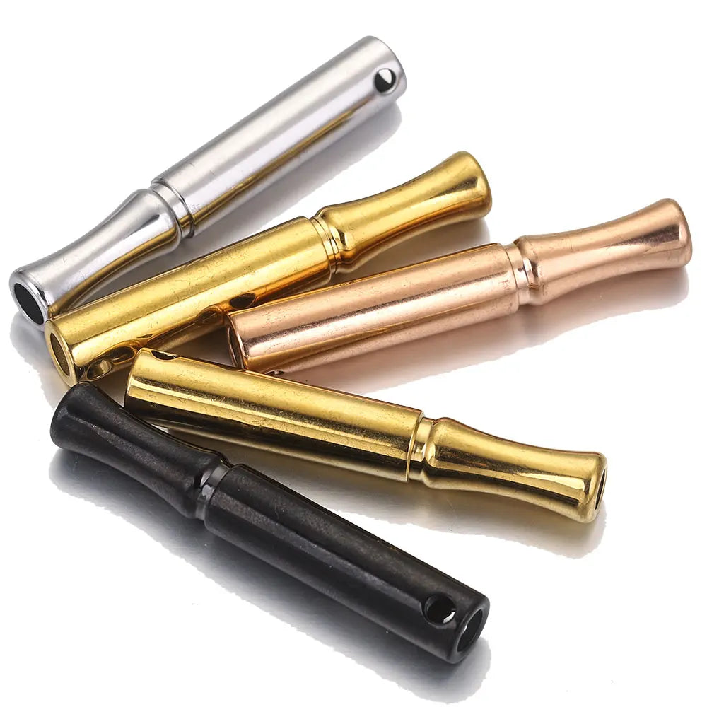 Stainless Steel Plated Rose Gold Gun Black Anxiety Breathing Pendant for Women Stress Relief Meditation Necklaces Yoga Jewelry