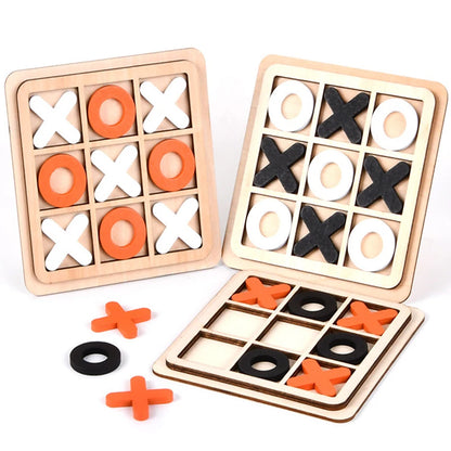 Interest Chess Board Game Table Set For Boys/Girls Tic Tac Toe Birthday Gifts Brain Game Toys For Kids 6-8