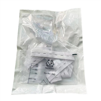 New Pet Dog Cat Urine Bag Collect 150ml 300ml Drainage Luer Lock Hanging Straps Disposable Attach To Cathter Clinic Supplies