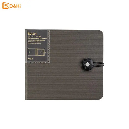 Transparent Color Plastic Disc CD Case DVD Holder Wallet Storage Bag Organizer Cover Bag Box CD DVD Album Box Cases With Buckle