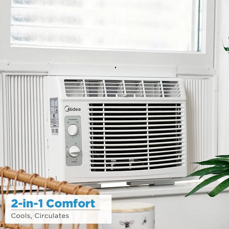 EasyCool Small Window Air Conditioner - Cool up to 150 Sq. Ft. with Easy-to-Use Mechanical Controls