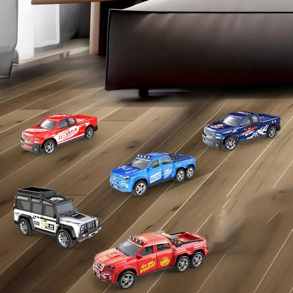 RC Cars 2.4G 5-Channel 1：64 Alloy Mini Remote Control SUV Drifts One Hour Long Endurance Electric Off-road Vehicle for Children