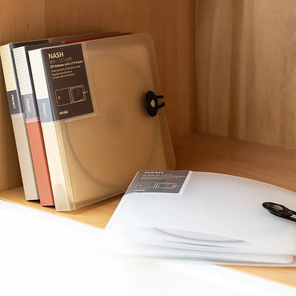 Transparent Color Plastic Disc CD Case DVD Holder Wallet Storage Bag Organizer Cover Box CD DVD Album Cases With Buckle