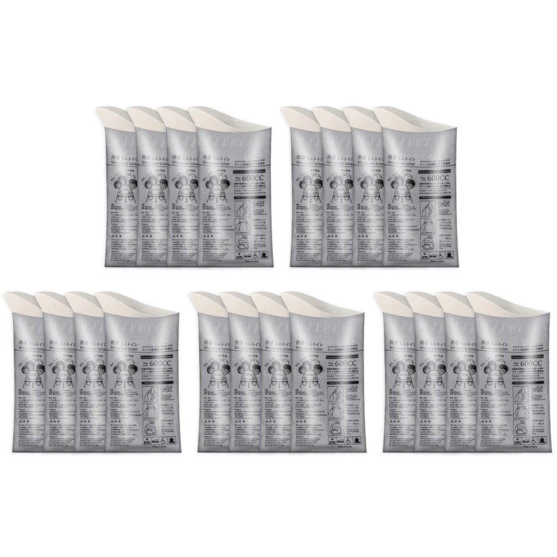 4-40PCS Outdoor Emergency Urine Bags 600ml Disposable Travel Mobile Toilet Portable Urinal Bag for Female Baby Male Vomiting Bag