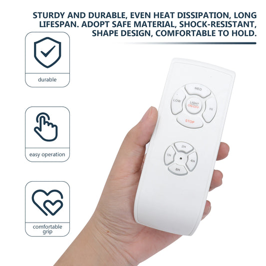 1pc Fan Lamp Controller Universal Ceiling Fan Remote Control Kit Wireless Intelligent Timing Controller Without