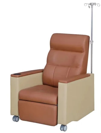 Hospital Furniture IV Inoculation Chair Manual Dialysis Chair Medical Recliner Sofa Chair