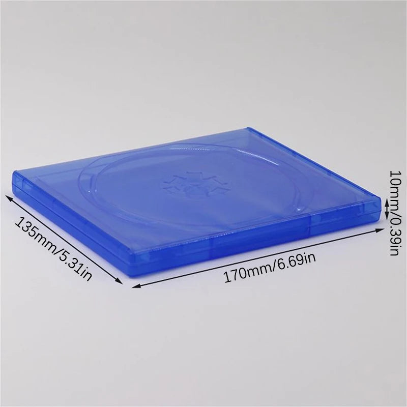 1Pc CD DVD Discs Storage Box Cover CD Game Case Protective Box Compatible For Ps5 / Ps4 Game Disk Holder Disk Case