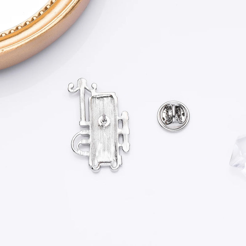 New Dialysis Machine Surgery Brooches Medical Equipment Jewelry Pins Accessory Lapel Sweater Badge Gifts for Doctor Nurse