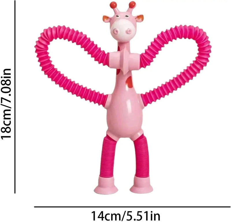 Soft Silicone Building Blocks Toy Animal Shape Suction Toy for Kids Stress Release Parent-Child Interactive Game Sucker Bath Toy