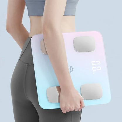 Smart Body Fat Scale:LED DisplayAPP IntegrationSmall Precision Electronic Scale for Health Tracking Bluetooth Weight Monitor.