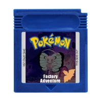 GBC Game Cartridge Pokemon Series Black White Genesis Creepy Black Dark Energy 16 Bit Video Game Console Card