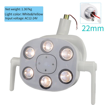 Dental Unit Lamp Led Lamp For Dentistry Chair Unit Surgical Lighting Shadowless Lamp Medical Tools For Oral Teeth