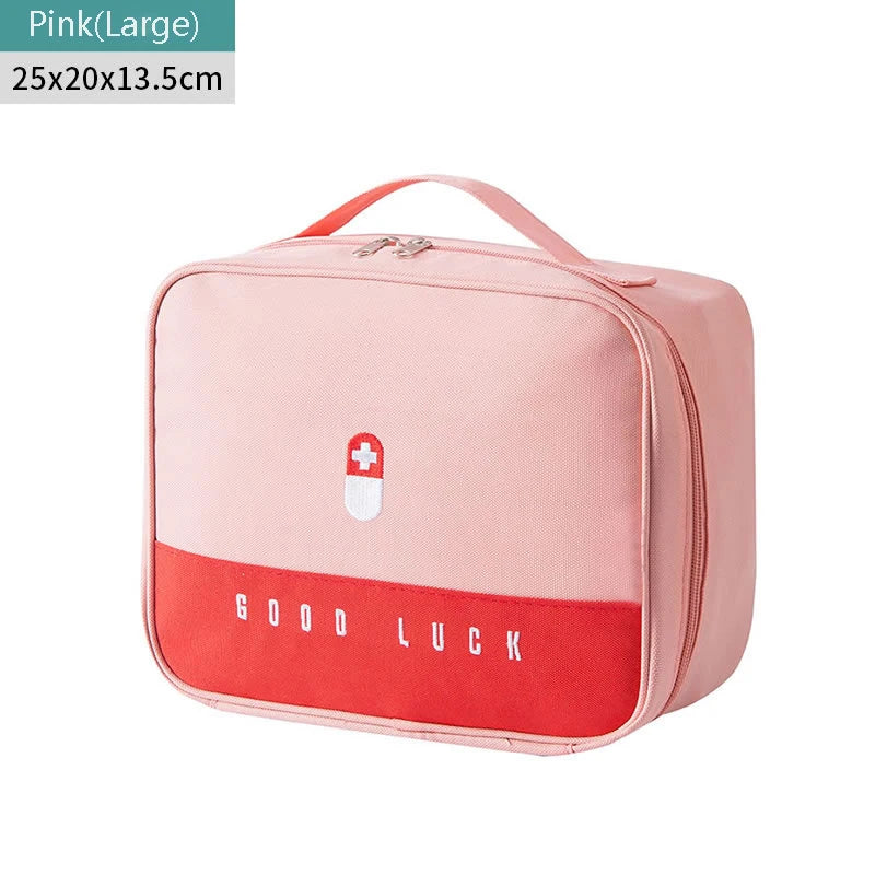Mini Portable Medicine Storage Bag Empty Travel First Aid Kit Medicine Bags Organizer Outdoor Emergency Survival Bag Pill Case