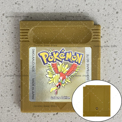 GBC Video Game Cartridge Console Card Pokemon Blue/Crystal/Green/Gold/Red/Silver/Yellow High Quality with Multi-language