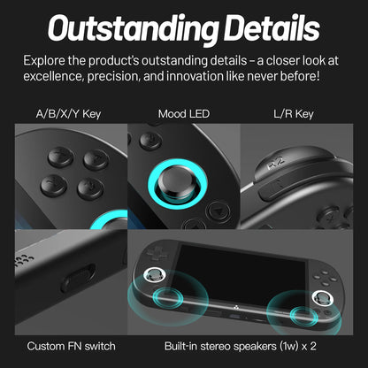 Trimui Smart Pro 4.96'' IPS Linux System Retro Handheld Game Players Portable Video Game Console 5000mAh Battery 13000+ Games