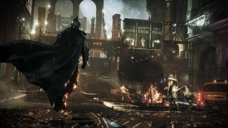 Batman Arkham Knight PS4 Playstation 4 Disk Video Game controller Gaming station Console Gamepad switch command Gameplay super
