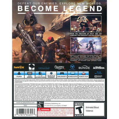 Destiny PS4 Game Original Closed Box with Security Strip Fast Delivery
